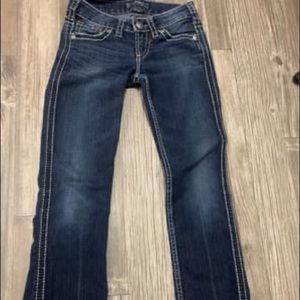 Silver women’s jeans size 18